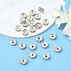 Brass Grade B Rhinestone Spacer Beads RSB038-B01-3