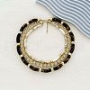 Resin Curved Tube & Plastic & Alloy Twisted Chain 3 Layer Necklaces NJEW-Q038-02G-1