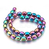 Electroplate Non-magnetic Synthetic Hematite Bead Strands G-I208-14-B-1