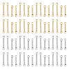 Unicraftale 80Pcs 8 Styles 201 Stainless Steel Connector Charms STAS-UN0055-55-1