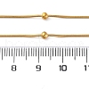 PVD Vacuum Plating 304 Stainless Steel Round Snake Chain Necklaces STAS-A051-08G-3