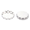 Non-Tarnish 304 Stainless Steel Cabochon Settings STAS-Y001-09E-P-3