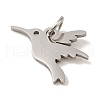Non-Tarnish 201 Stainless Steel Charms STAS-E217-45P-2