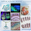   9000Pcs 9 Colors Luminous Glow in the Dark Glass Beads GLAA-PH0003-23-6