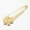 Alloy Glass Rhinestone Brooches JEWB-G001-03-2