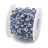 Handmade Glass Beads & Rhinestone Chains CHS-L028-02P-3