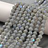 Opaque Solid Color Imitation Jade Glass Beads Strands EGLA-A039-P4mm-L14-4