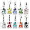 Angel Glass Pendant Decorations HJEW-MZ00215-1