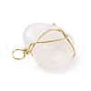 Natural Mixed Stone Pendants PALLOY-JF01858-5