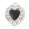 Rack Plating Alloy Enamel Pendants PALLOY-F018-23AS-02-1