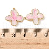 304 Stainless Steel Enamel Pendants STAS-U057-21G-3