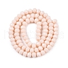 Opaque Solid Color Imitation Jade Glass Beads Strands EGLA-A044-P6mm-D05-3