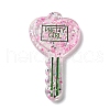 Acylic Pendant with Glitter Powder OACR-H035-01G-1