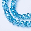 Electroplate Glass Beads Strands EGLA-A034-T10mm-A13-3