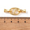 Brass Fold Over Clasps KK-U016-23G-3