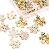 24Pcs 4 Style Alloy Enamel Pendants FIND-LS0001-10-NR-3