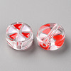 Transparent Enamel Acrylic Beads TACR-S155-005F-2