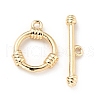 Rack Plating Brass Toggle Clasps KK-E034-09LG-1