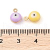 Brass Enamel Pendants KK-Q816-01G-3