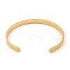 Stainless Steel Open Cuff Bangles for Women BJEW-G708-01A-G-3