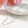 2MM 304 Stainless Steel Curb Chain Necklaces NJEW-T016-13P-3