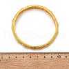 Brass Micro Pave Cubic Zirconia Hinged Bangles for Women BJEW-D313-02G-3