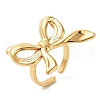 304 Stainless Steel Open Cuff Rings for Women RJEW-Z044-02G-02-1