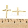 Brass Pave Cubic Zirconia Pendants KK-M286-10G-3