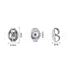 Unicraftale 304 Stainless Steel Ear Nuts STAS-UN0002-37-2