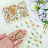 SOFPLATE 120Pcs 3 Colors Alloy European Beads FIND-SP0002-38-3
