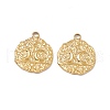 Ion Plating(IP) 304 Stainless Steel Pendants STAS-B031-28G-2