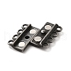 304 Stainless Steel Multi-Strands Magnetic Slide Clasps STAS-P325-05B-2