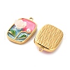304 Stainless Steel Enamel Pendants STAS-B084-13G-03-2