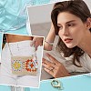 SUNNYCLUE 6Pcs 2 Colors Brass Spring Gate Rings FIND-SC0010-93-5
