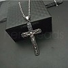 Fashionable Unisex Alloy Cross Pendant Necklace IG1143-1