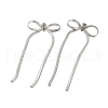 304 Stainless Steel Studs Earrings EJEW-K272-01P-2