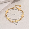 Religion Stainless Steel Link Bracelets for Women ZC8360-1-2