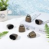 Retro Iron Bell Pendants IFIN-NB0001-28-3