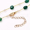 Nuggets Natural Gemstone Beaded Necklaces NJEW-JN03188-4