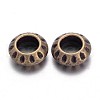 Tibetan Style Alloy European Beads X-TIBEB-EAA386Y-AB-FF-2