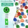 120Pcs 12 Colors Handmade Polymer Clay Beads CLAY-YW0001-96-2