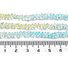 Transparent Glass Bead Strands X-GLAA-H023-03A-5