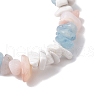 2Pcs Natural Gemstone Stretch Bracelet Sets for Women BJEW-JB10992-6