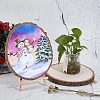 ARRICRAFT 4Pcs 4 Style Candlenut Wood Board WOOD-AR0001-16-2