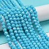 Opaque Glass Beads Stands EGLA-A035-P6mm-D08-2