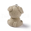Opaque Resin Pendants RESI-E032-01P-08-2