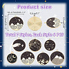   42Pcs 7 Styles Alloy Enamel Pendants ENAM-PH0002-82-2