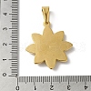 PVD Vacuum Plating 304 Stainless Steel Pendants STAS-B069-13G-3