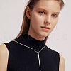 SUPERFINDINGS 304 Stainless Steel Pendant Necklaces NJEW-FH0001-14B-7