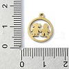 304 Stainless Steel Charms STAS-C097-37G-3
